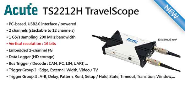TravelBus + TravelScope = Multi-Signal-Oszilloskop = MSO